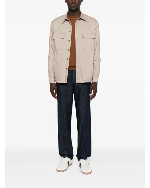 Aspesi Natural Flap-Pocket Jacket for men