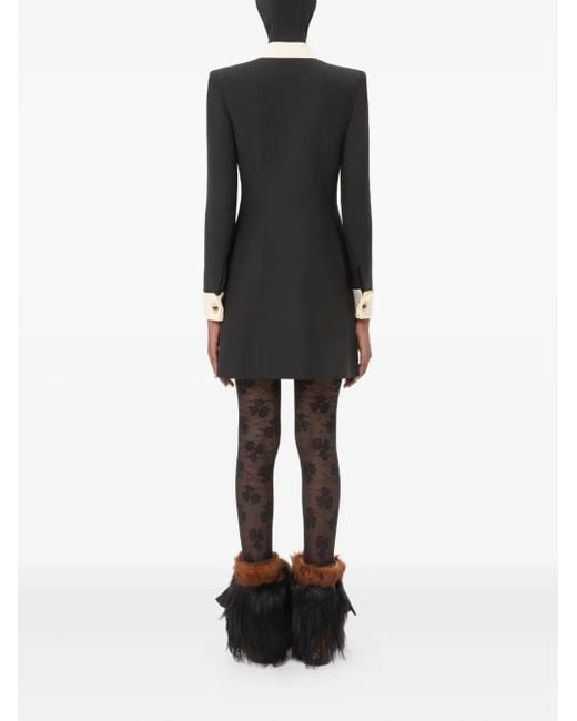 Valentino Garavani Black Crepe Couture Short Dress