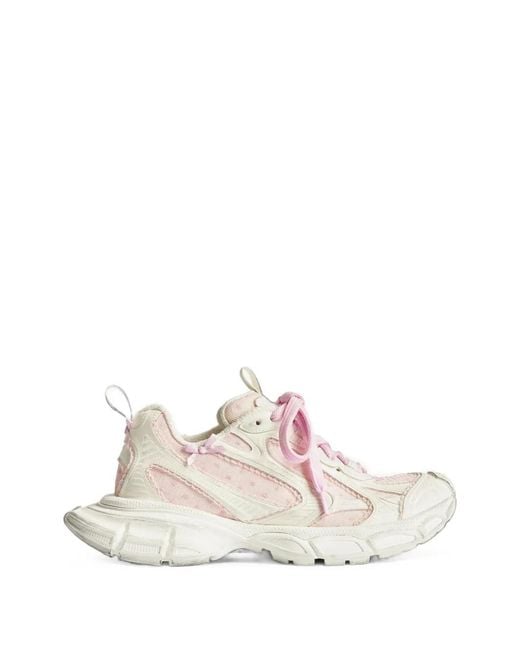 Balenciaga White 3Xl Bow-Embellished Sneakers
