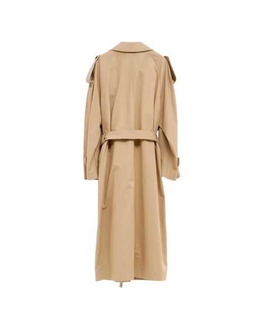 The Row Natural Button Belted Coat