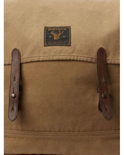 Mochila con solapa RRL de hombre de color Brown