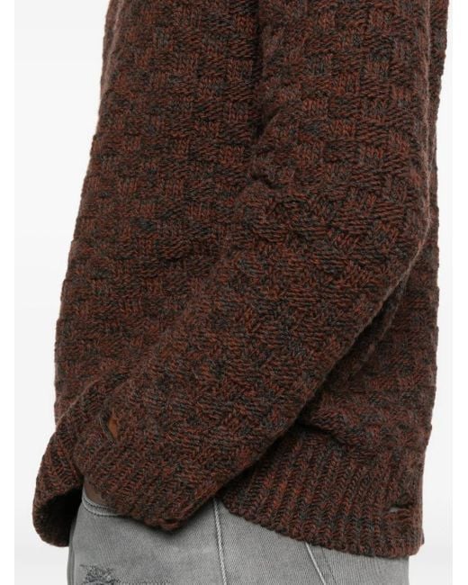 MM6 by Maison Margiela Brown Sweaters for men