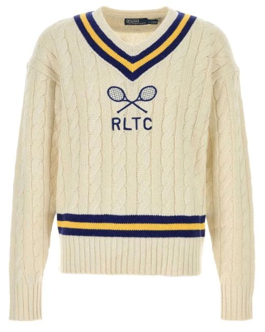 Pull À Logo Brodé Polo Ralph Lauren pour homme en coloris Natural