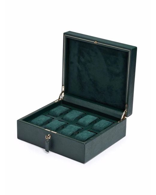 Wolf Green 8-Piece Watch Box