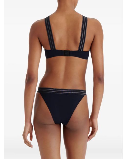 Eres Black Rendez-Vous Cross-Strap Bikini Top