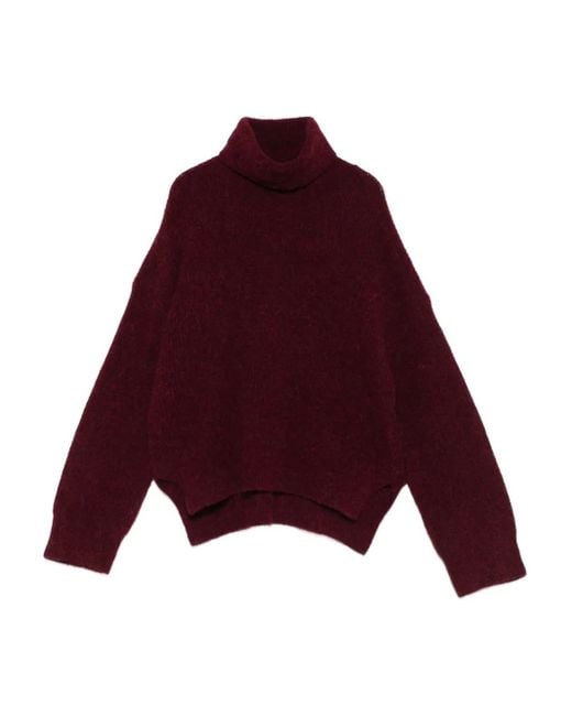 Maglione A Collo Alto Alphagz di Gestuz in Red