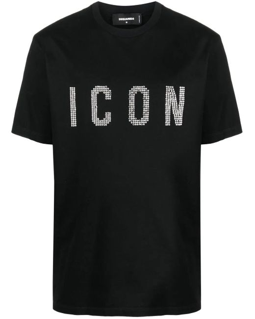 DSquared² T-Shirt Mit Nieten in Black für Herren