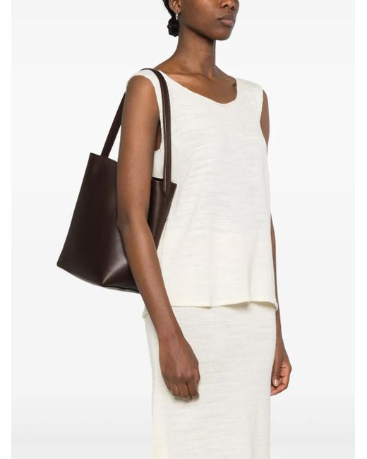 The Row Brown Medium Park Bucket Bag