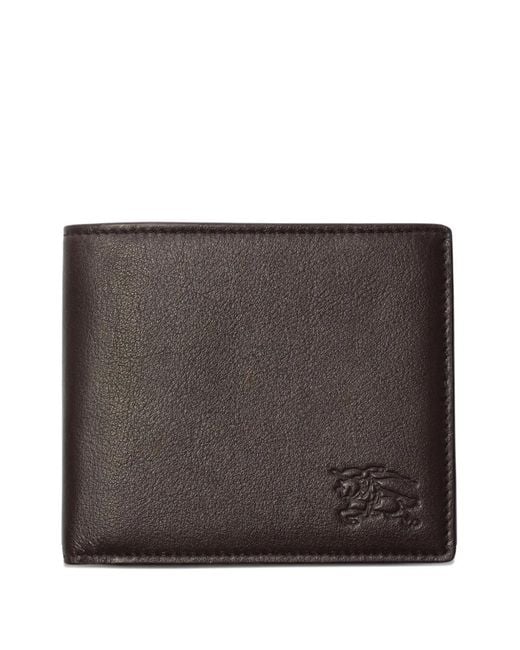 Burberry Brown Pop Check Bifold Wallet for men
