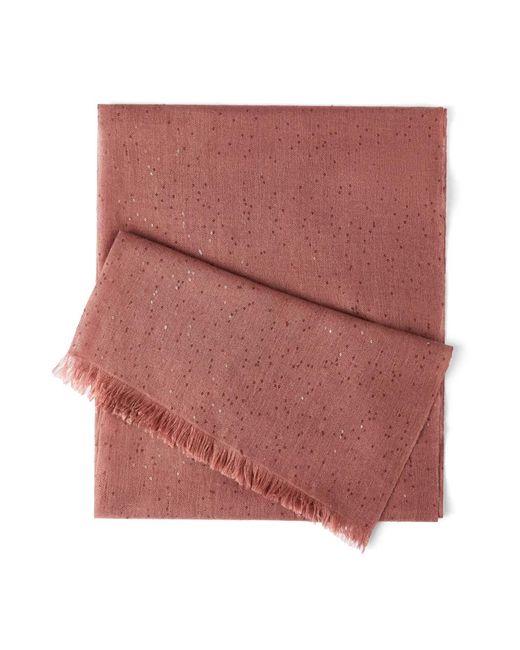 Sciarpa di Brunello Cucinelli in Pink