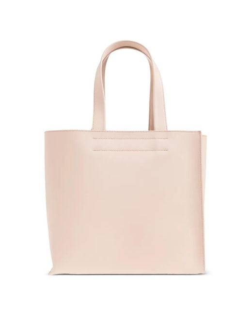 Furla Natural Top Handle Charm Tote Bag