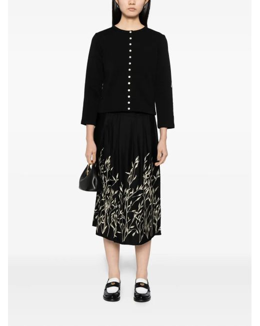 Agnes B. Black Arrow-Print Top