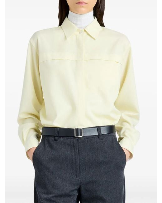 Proenza Schouler Yellow Rose Shirt
