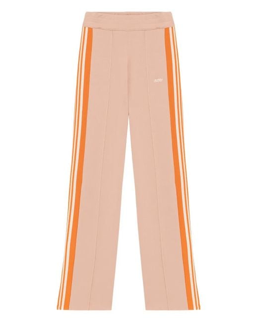 Autry Pink Stripe Track Pants