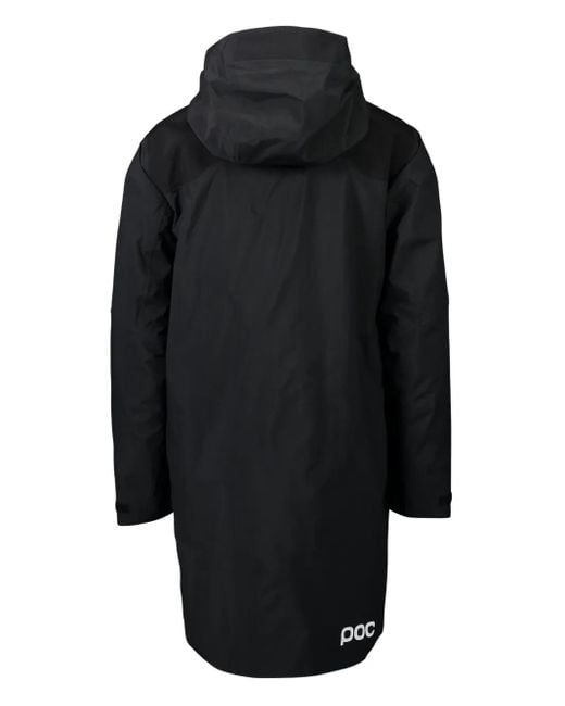 Poc ロゴ パーカーコート Black