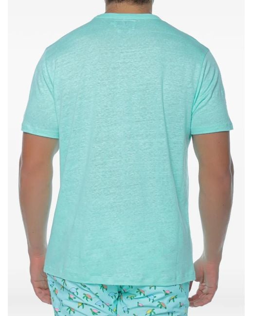 Mc2 Saint Barth Blue Crew-Neck T-Shirt for men