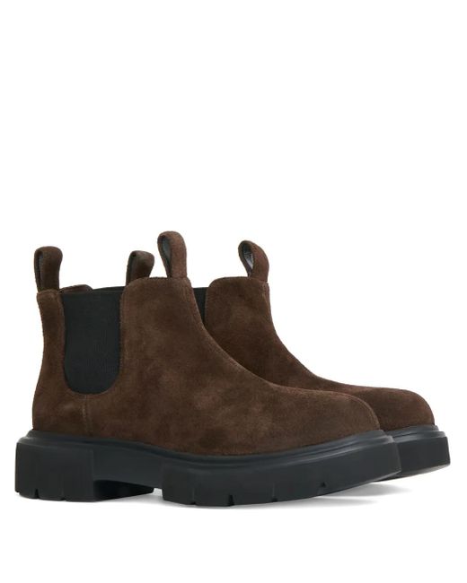 Mansur Gavriel Brown Camilla Suede Boots