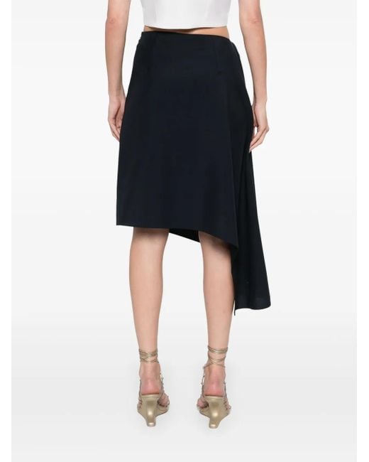 Alexander McQueen アシンメトリー スカート Black