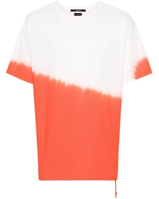 Ksubi Orange Dancers Biggie Cotton T-shirt for men