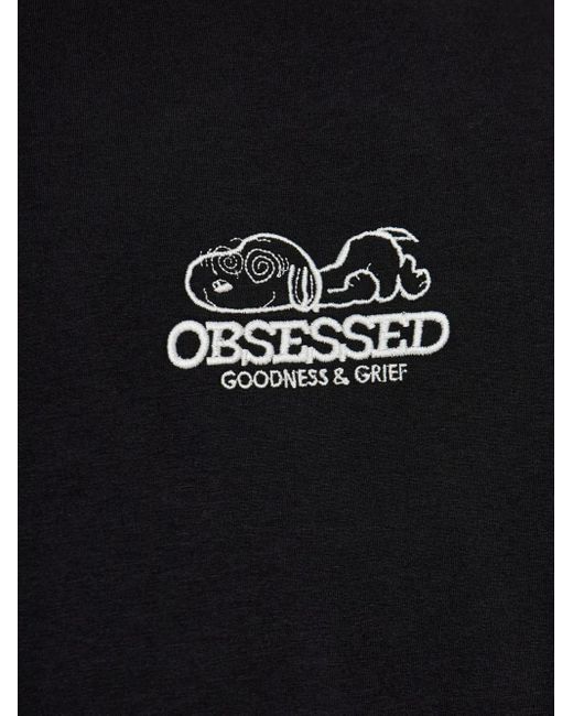 Iceberg T-Shirt mit grafischer Stickerei in Black für Herren