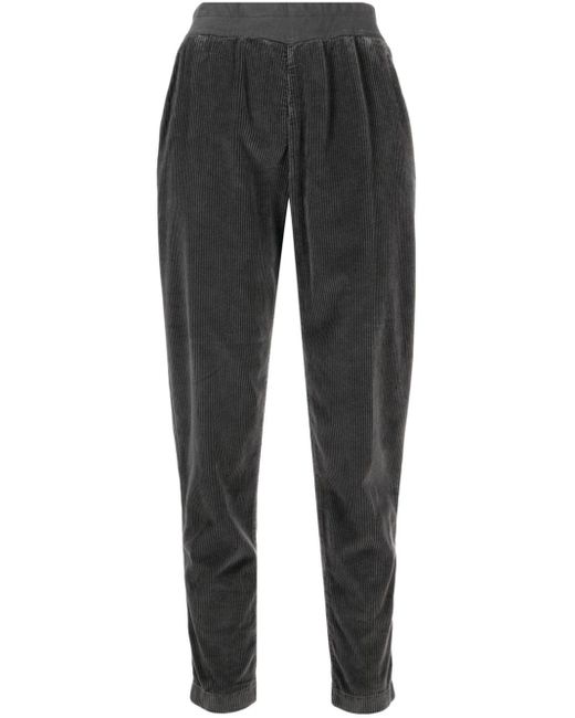 James Perse Gray Tapered-Hose aus Cord