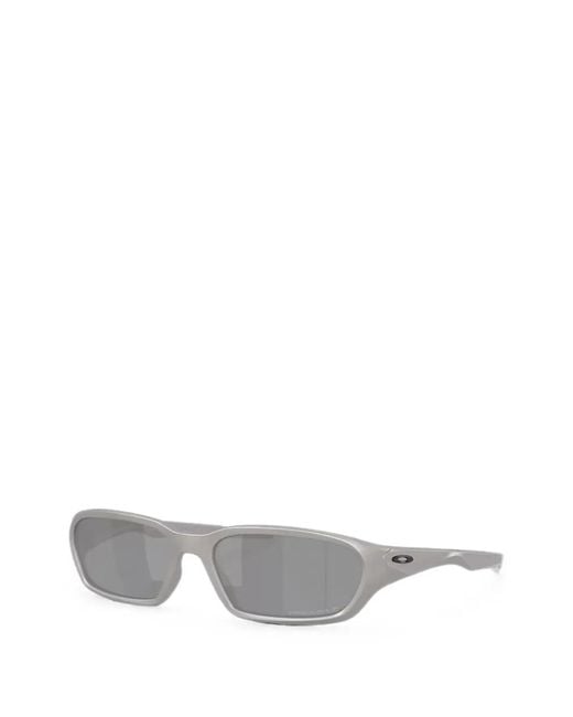 Oakley White Terraforma Rectangle-Frame Sunglasses