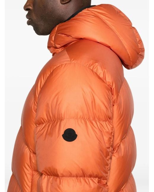 Moncler Orange Doudoune Fulcran À Capuche for men