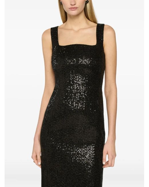 Vestido con lentejuelas Genny de color Black