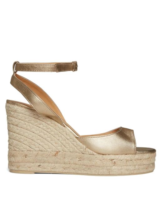 Castaner Natural Blair Wedge-Espadrilles 110mm