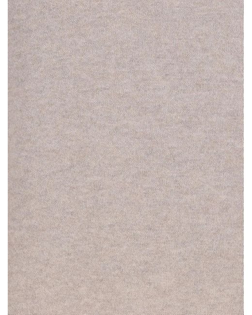 Brunello Cucinelli Gray Long-Sleeve Polo Shirt for men