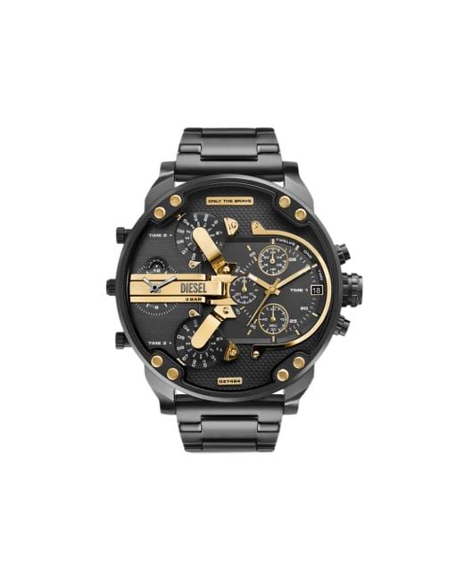 DIESEL Black Dz7484 Mr. Daddy 67Mm for men