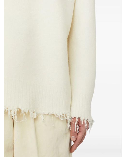 Jil Sander Natural Crew-Neck Jumper for men