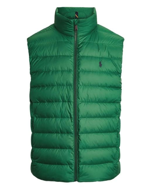 Polo Ralph Lauren Green Polo Pony Gilet for men