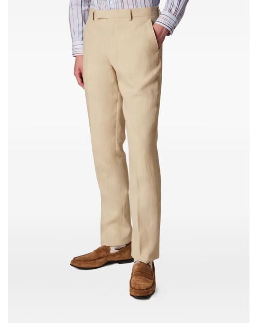 Paul Smith Natural Linen Trousers for men