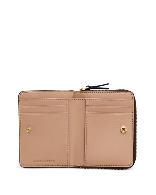Marc Jacobs Brown Portemonnaie Mit Reißverschluss