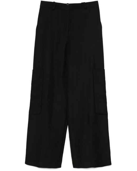 Khaite Blue Caiton Trousers
