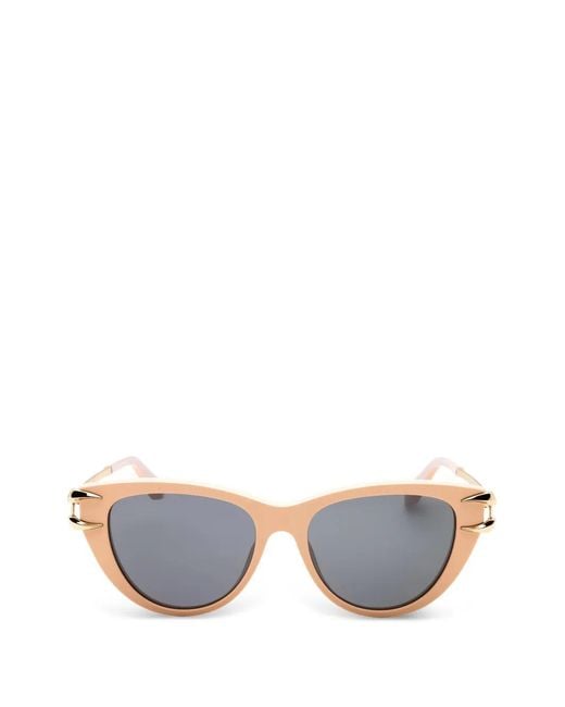Roberto Cavalli Natural Cat-Eye Frame Sunglasses