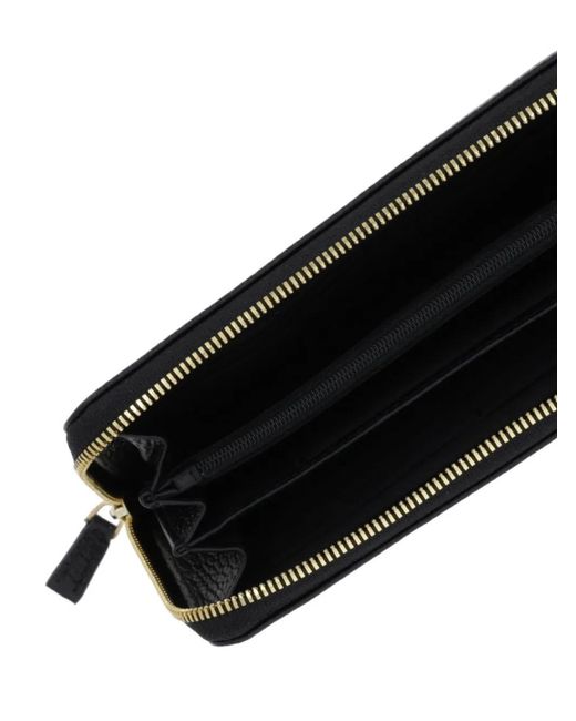 Liviana Conti Black Großes Portemonnaie Mit Reißverschluss