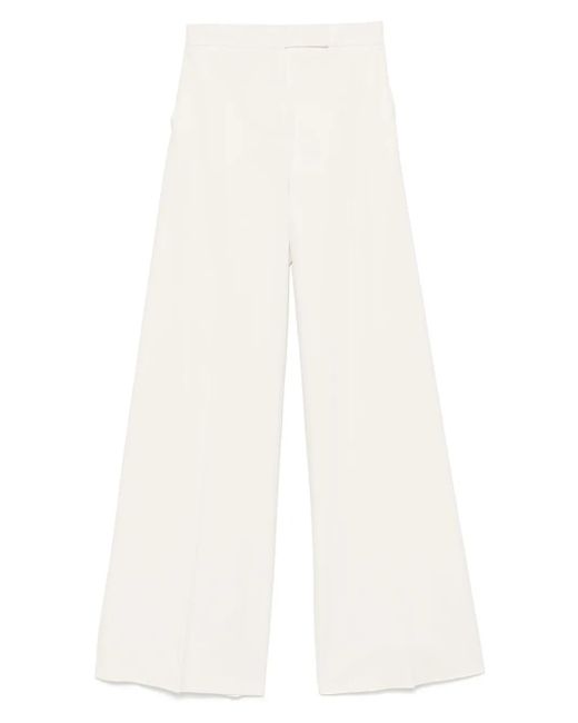 Max Mara Finish Trousers White
