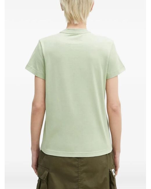 Y-3 Green Logo Short-Sleeve T-Shirt