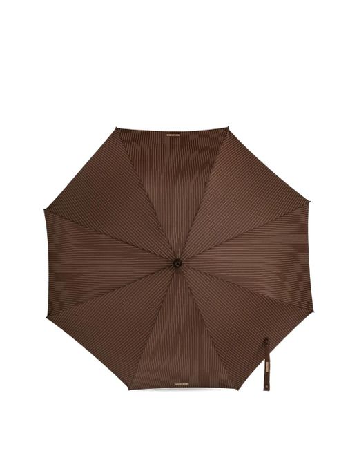 Moschino Brown Stripe Umbrella