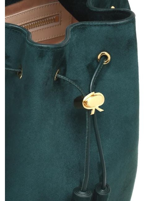 Gianvito Rossi Sienna 22 タッセル バケットバッグ Blue