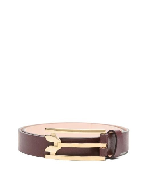Victoria Beckham バックル レザーベルト White