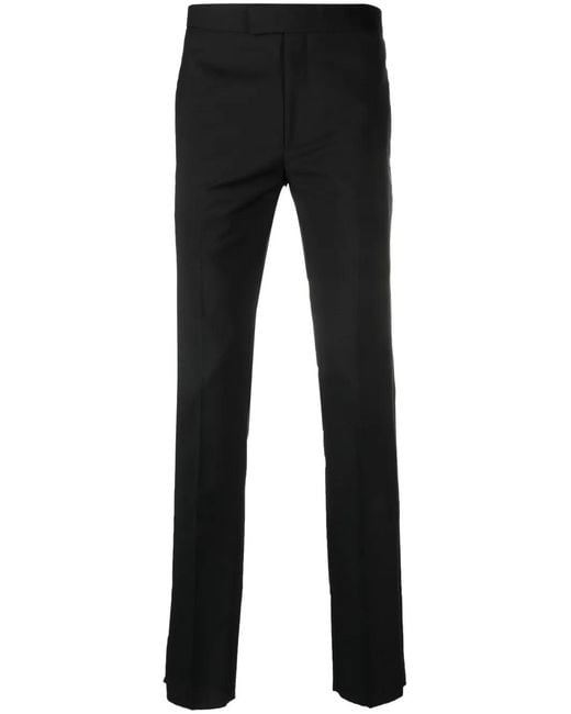 Paul Smith Black Slim-Cut Tailored Trousers for men