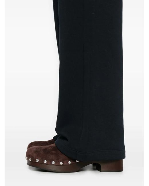 Max Mara Geribbelde Broek in het Black