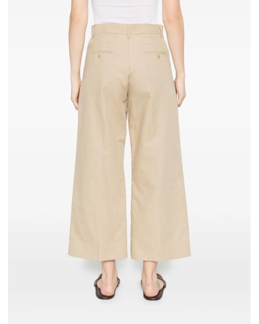 Weekend by Maxmara White Belt-Loops Trousers