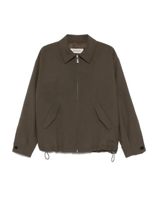 Rohe Green Virgin-Wool Bomber Jacket