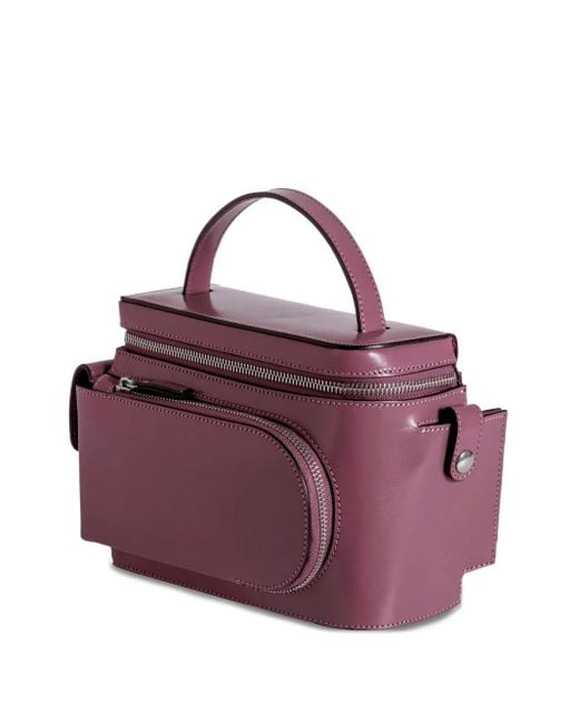 Merryl Tielman Purple Esther Zip-Fastening Cross Body Bag