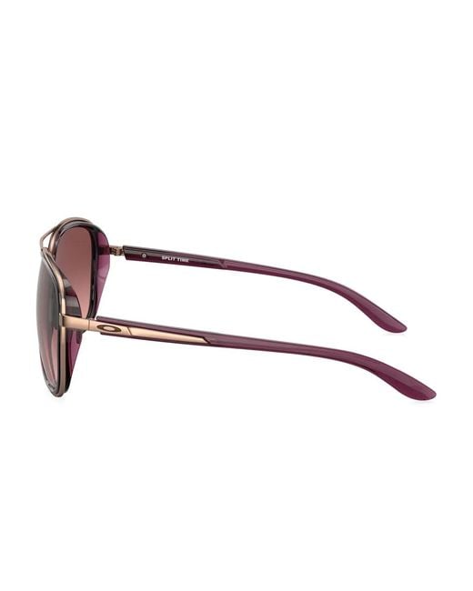 Oakley Pink Split Time Sunglasses
