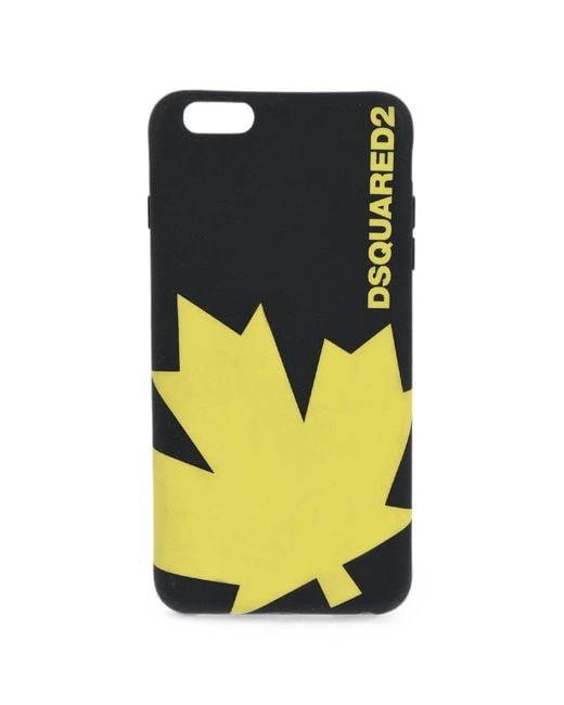 DSquared² Yellow Logo-Print Iphone 7 Plus Phone Case